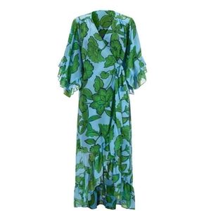 CAbi Derby Wrap Dress (Special Release) - Size Large